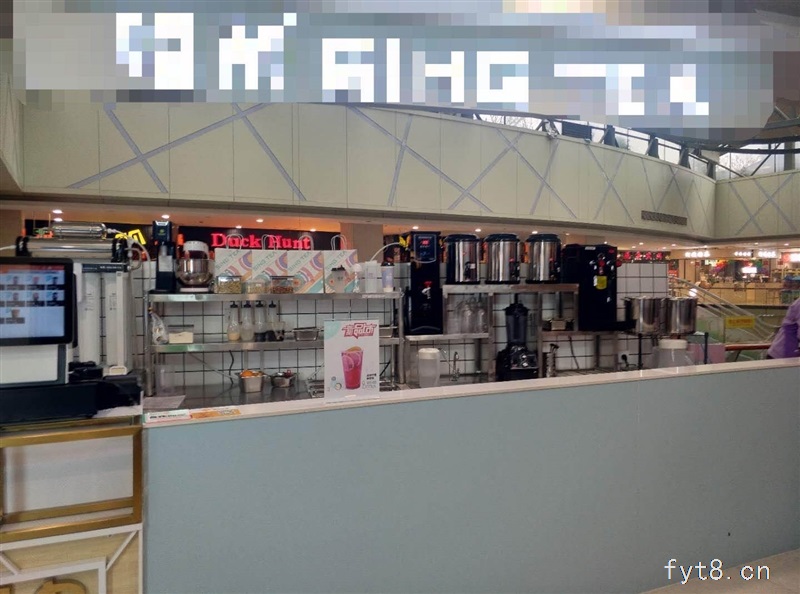 (轻松快转免费找店)沃尔玛五楼营业中奶茶店整体转让